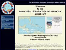 Tablet Screenshot of amlc-carib.org